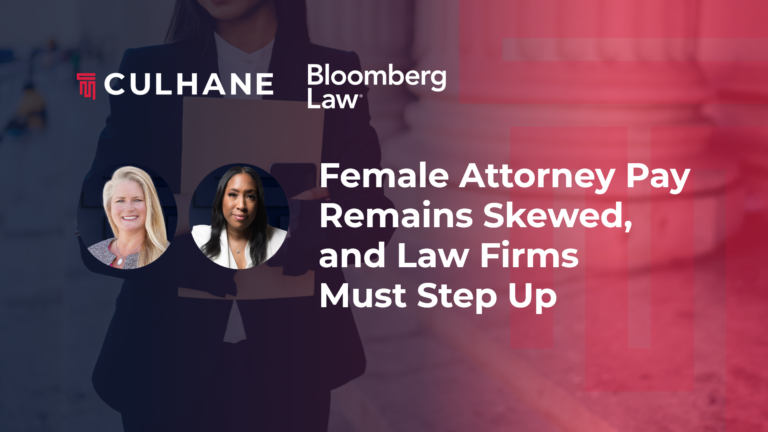 Heather Haughian & Nicole Joseph: Female Attorney Pay Remains Skewed, and Law Firms Must Step Up