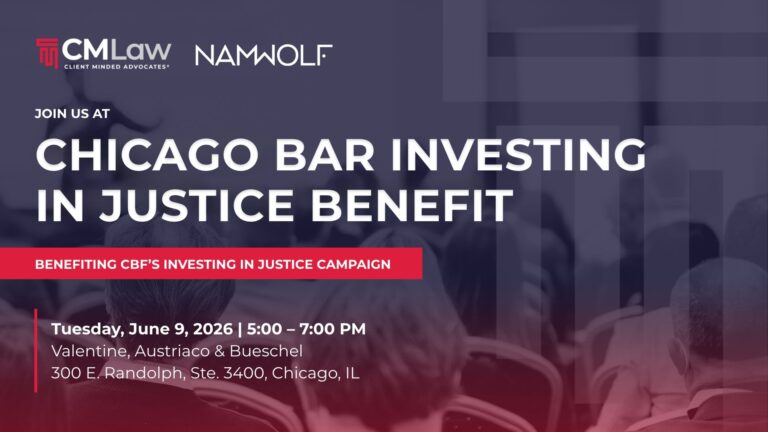 Join CM Partners at a Chicago NAMWOLF Event Benefiting CBF’s Investing in Justice Campaign